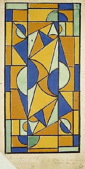 Theo van Doesburg Color design for Dance II. oil painting image